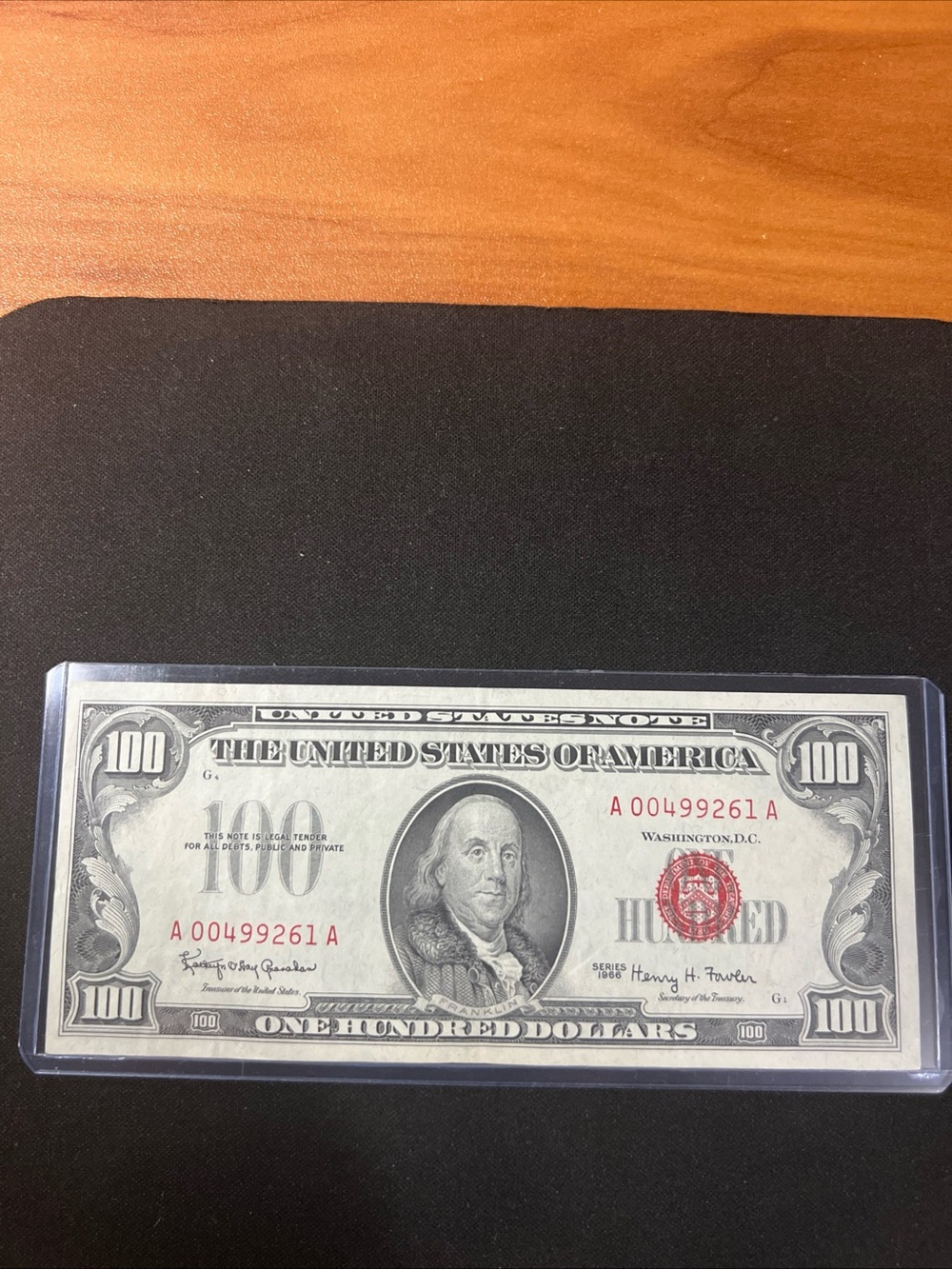 FR. 1550 1966 $100 ONE HUNDRED LEGAL TENDER UNITED STATES NOTE GEM UNCIRCULATED